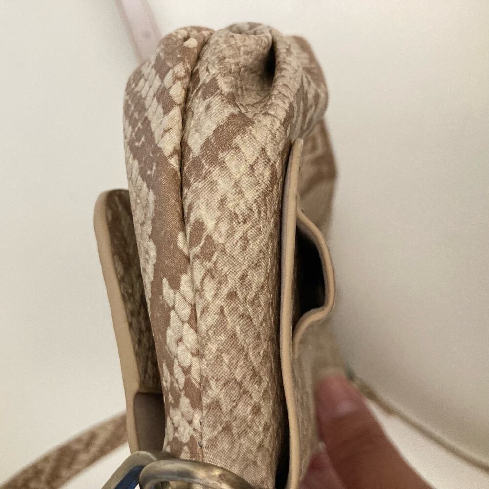 Anthropologie Emma Faux Animal Print Convertible Crossbody Belt Bag - Picture 3 of 8